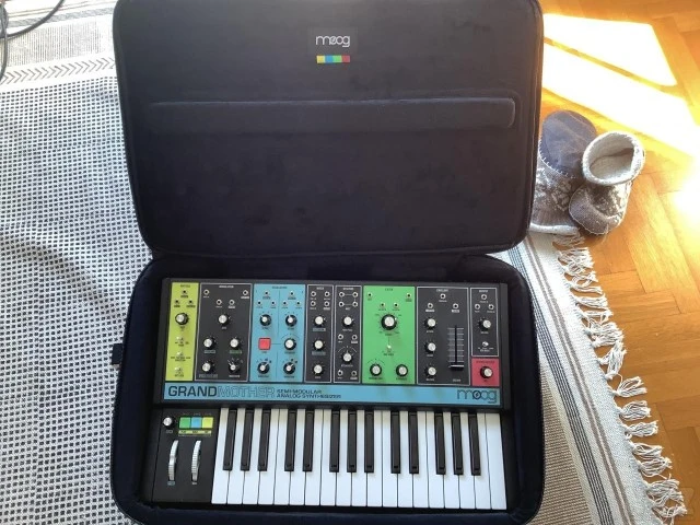 Moog Grandmother + Moog case
