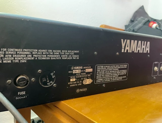 Yamaha CS-10 — Vintage Αναλογικό Συνθεσάιζερ