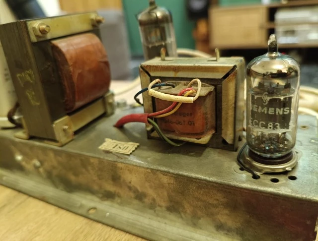 Reverb tank - tube preamp 