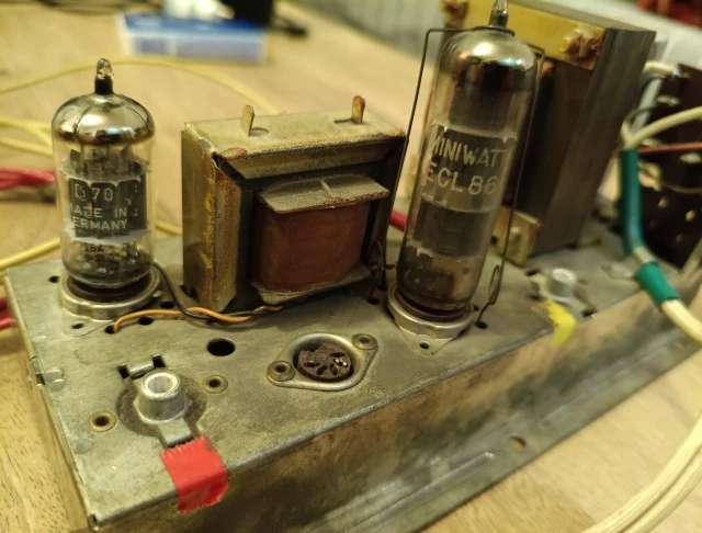 Reverb tank - tube preamp 