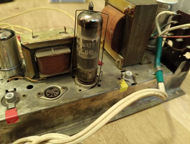 Reverb tank - tube preamp 