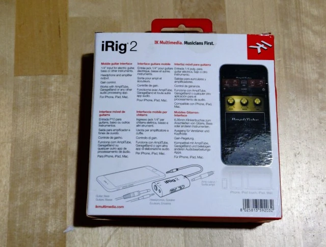 IK Multimedia iRig 2 Εξωτερική Επαγγελμα