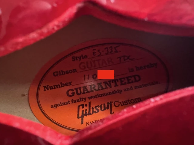 Gibson Custom Shop 1961 ES-335 VOS Sixties (w/bigsby)