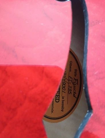 Gibson es-335 figured left handed 