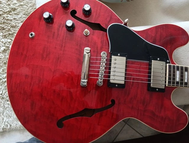 Gibson es-335 figured left handed 