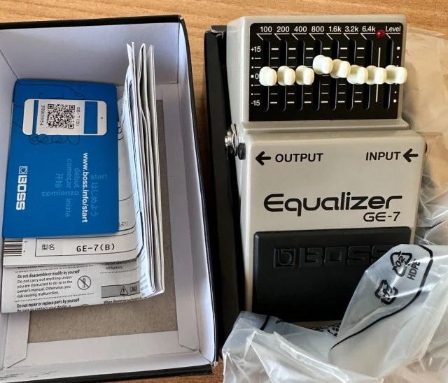 Boss GE-7 Equalizer – Σαν καινούριο / Στο κουτί του