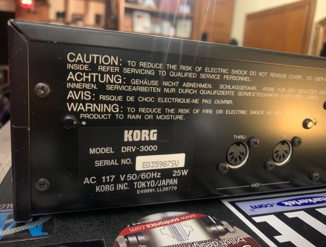 KORG DRV-3000 με βλαβη