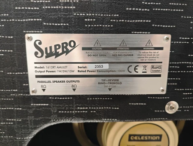 Supro amulet 1x10 