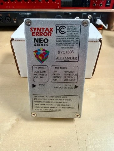 Alexander Pedals Syntax Error