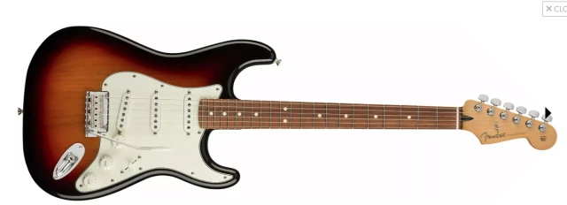 FENDER Player Stratocaster (MEX, PF) - 3-color sunburst