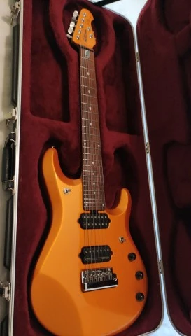 Musicman Petrucci JP7 tangerine pearl 