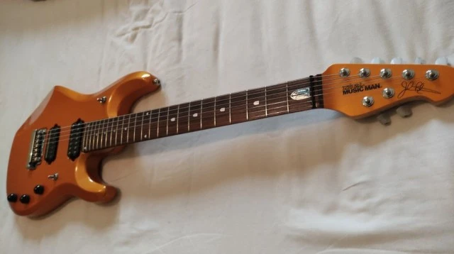 Musicman Petrucci JP7 tangerine pearl 