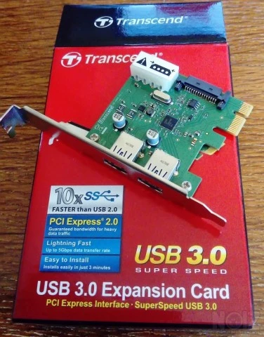 TRANSCEND USB 3.0 EXPANSION CARD PDU3