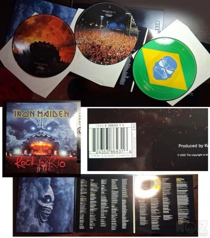 IRON MAIDEN LP WASP CD