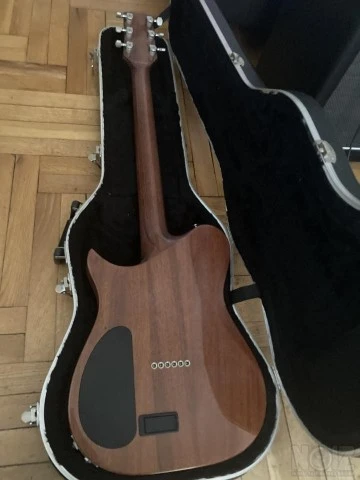 Carvin AE 185 neck through KOA top