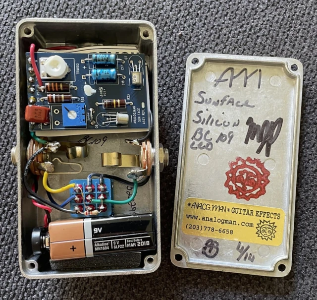Analogman Sun Face silicon Fuzz BC109