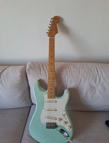 Fender classic series 50s stratocaster 2014 surf green