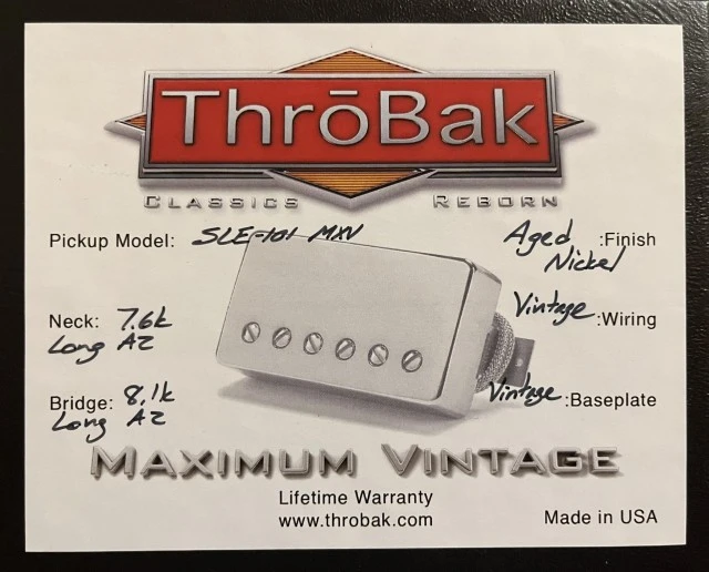 Throbak SLE 101 MXV
