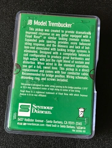 Μαγνήτης Seymour Duncan JB TB-4 Trembucker