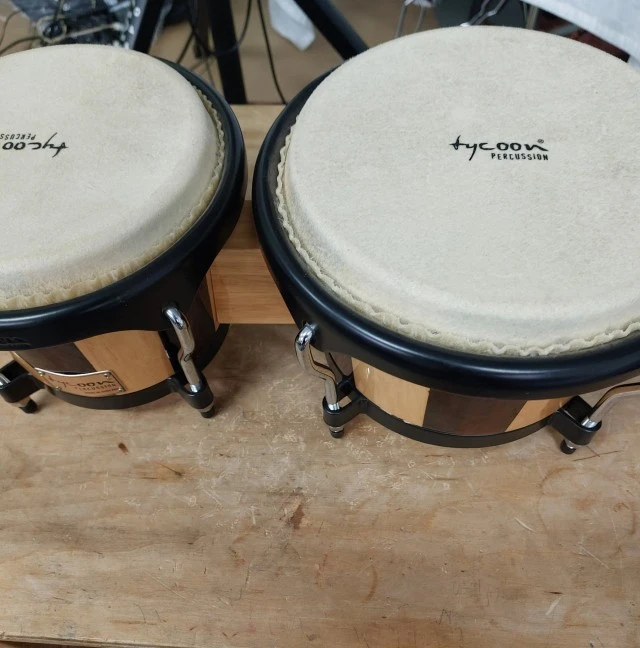 TYCOON PERCUSSION BONGOS + ΔΩΡΟ TURKEY SPLASH 12"