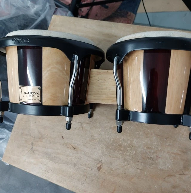 TYCOON PERCUSSION BONGOS + ΔΩΡΟ TURKEY SPLASH 12