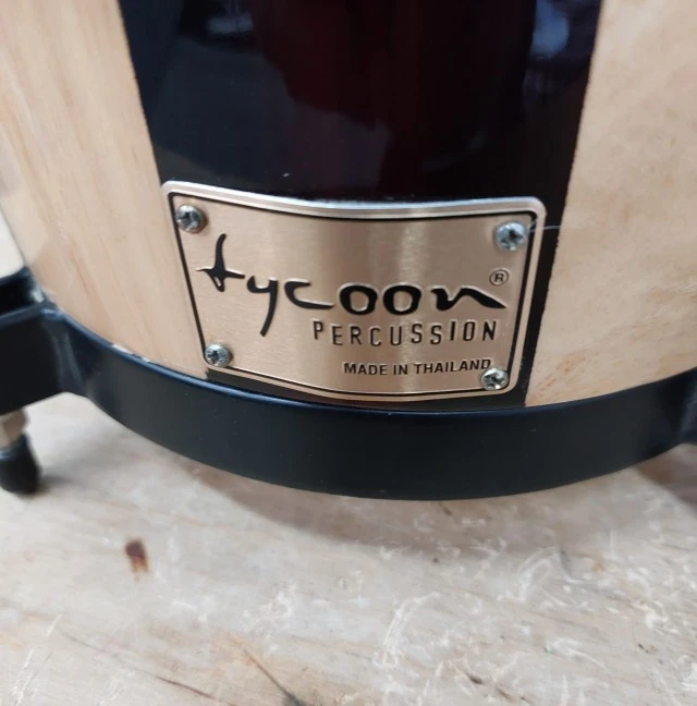 TYCOON PERCUSSION BONGOS + ΔΩΡΟ TURKEY SPLASH 12"