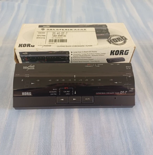 KORG DT-7 Guitar Bass Chromatic Tuner