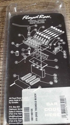 FLOYD ROSE ORIGINAL BRASS TREMOLO BLOCK 37MM