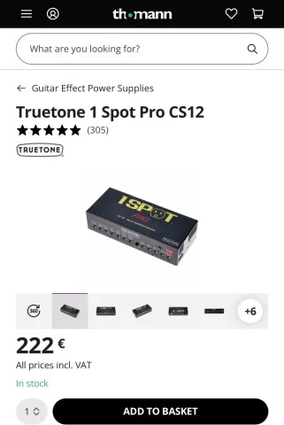Truetone 1 spot pro cs 12.. pedal train classic jr