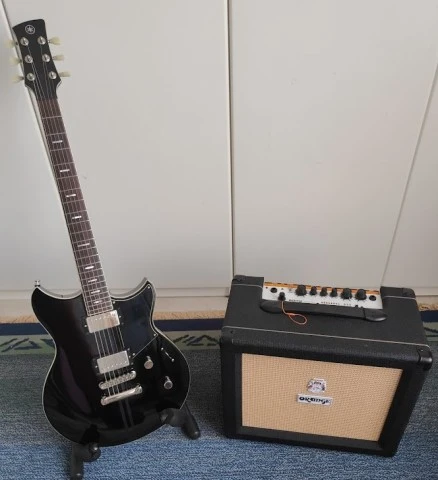 yamaha revstar black and orange crush 30 watt