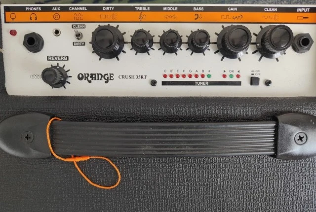 yamaha revstar black and orange crush 30 watt