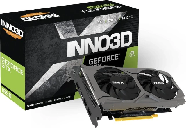 Inno 3D GeForce GTX 1650 4GB GDDR6 Twin X2 OC V3