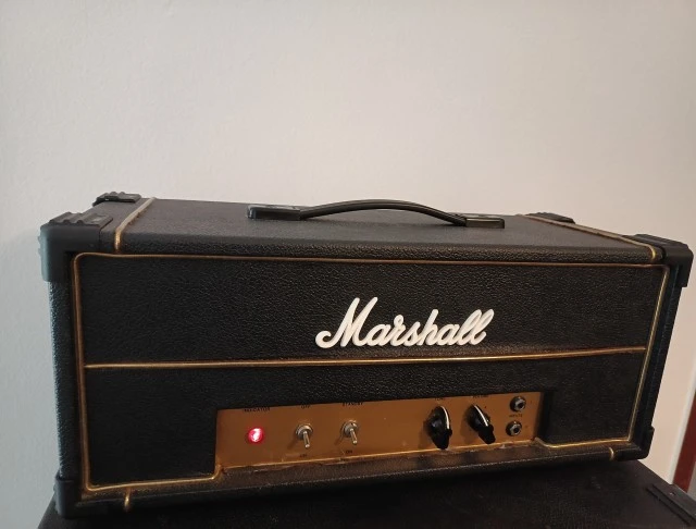 Marshall style guitar amp head