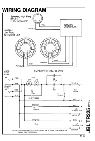 JBL TR225 USA Άψογα