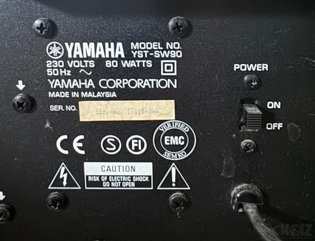 subwoofer yamaha yst-sw90