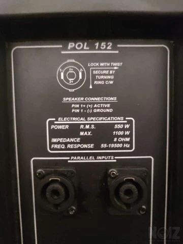Musicson Pol152 550w 1100wmax