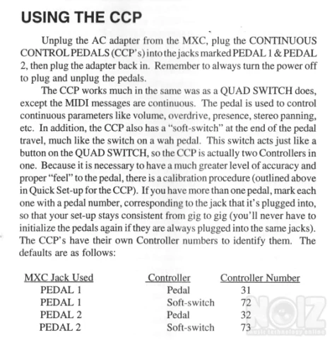 ADA - CONTINUOUS CONTROLLER PEDAL CCP.