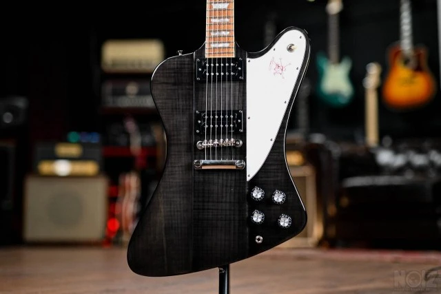 EPIPHONE LTD ED SLASH FIREBIRD TRANS.BLA