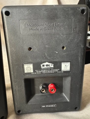 Ηχεία Mordaunt-Short CS-1 compact σαν καινούργιο, 8 Ohm