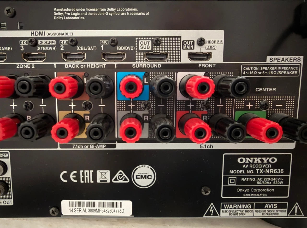 ONKYO TX-NR636
