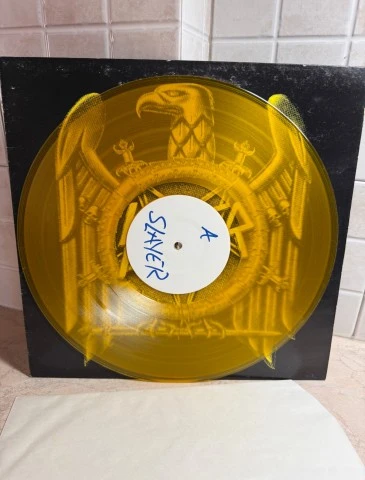 SLAYER CLASH OF THE TITANS BOOTLEG ΚΙΤΡΙΝΟ ΒΙΝΥΛΙΟ