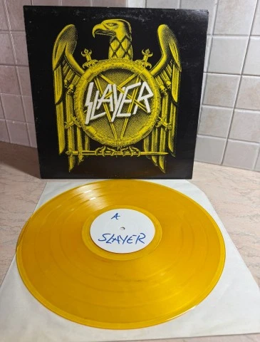 SLAYER CLASH OF THE TITANS BOOTLEG ΚΙΤΡΙΝΟ ΒΙΝΥΛΙΟ