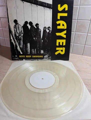 SLAYER BOYS KEEP SWINGING BOOTLEG ΔΙΑΦΑΝΕΣ ΒΙΝΥΛΙΟ