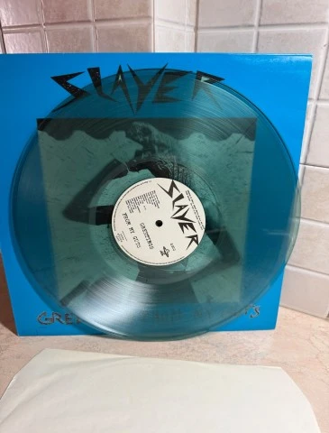 SLAYER GREETINGS FROM MY CUTS BOOTLEG ΜΠΛΕ ΒΙΝΥΛΙΟ