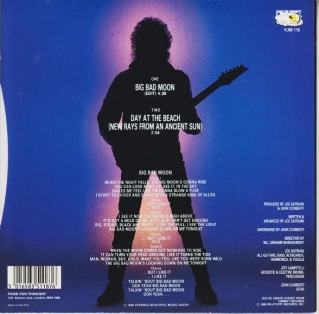 JOE SATRIANI - BIG BAD MOON 7''EP