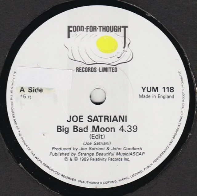 JOE SATRIANI - BIG BAD MOON 7''EP