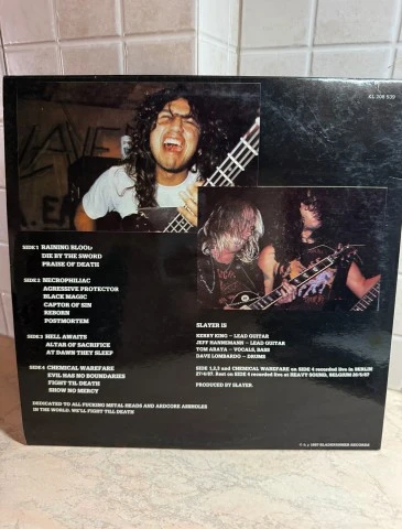 SLAYER PRAISE OF DEATH BOOTLEG ΒΙΝΥΛΙΟ 2LP