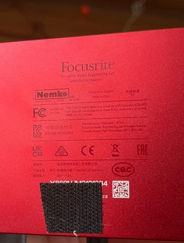 Focusrite Scarlett 2i2 3rd generation 