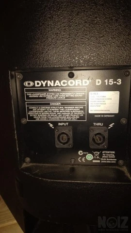 DYNACORD  D15-3 ΖΕΥΓΟΣ