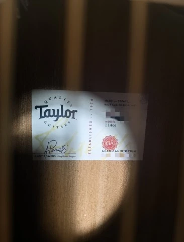 Ανταλλαγή Taylor 114ce με 110ce